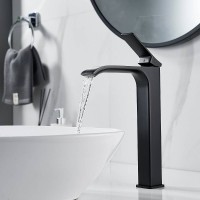 Смеситель для раковины Shevanik S4011H, цвет черный матовый