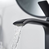 Смеситель для раковины Shevanik S4011H, цвет черный матовый