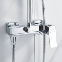 Душевая система Shevanik S4036, цвет хром