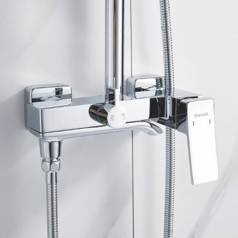 Душевая система Shevanik S4036, цвет хром