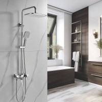 Душевая система Shevanik S4036, цвет хром