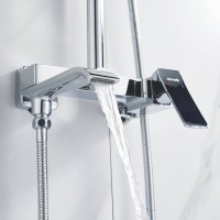 Душевая система Shevanik S4036, цвет хром