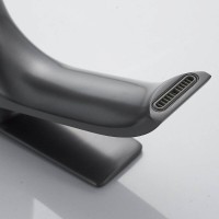Смеситель для раковины Shevanik S4101T, вороненая сталь, gunmetal