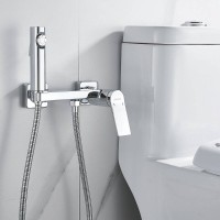 Гигиенический душ Shevanik S4105-1, со смесителем, цвет хром