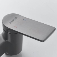 Гигиенический душ Shevanik S4105T-1, со смесителем, вороненая сталь, gunmetal