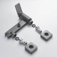 Гигиенический душ Shevanik S4105T-1, со смесителем, вороненая сталь, gunmetal