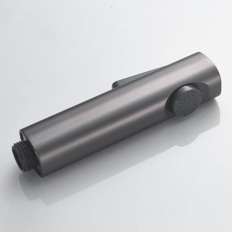 Гигиенический душ Shevanik S4105T-1, со смесителем, вороненая сталь, gunmetal
