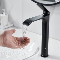 Смеситель для раковины Shevanik S4111H, цвет черный матовый