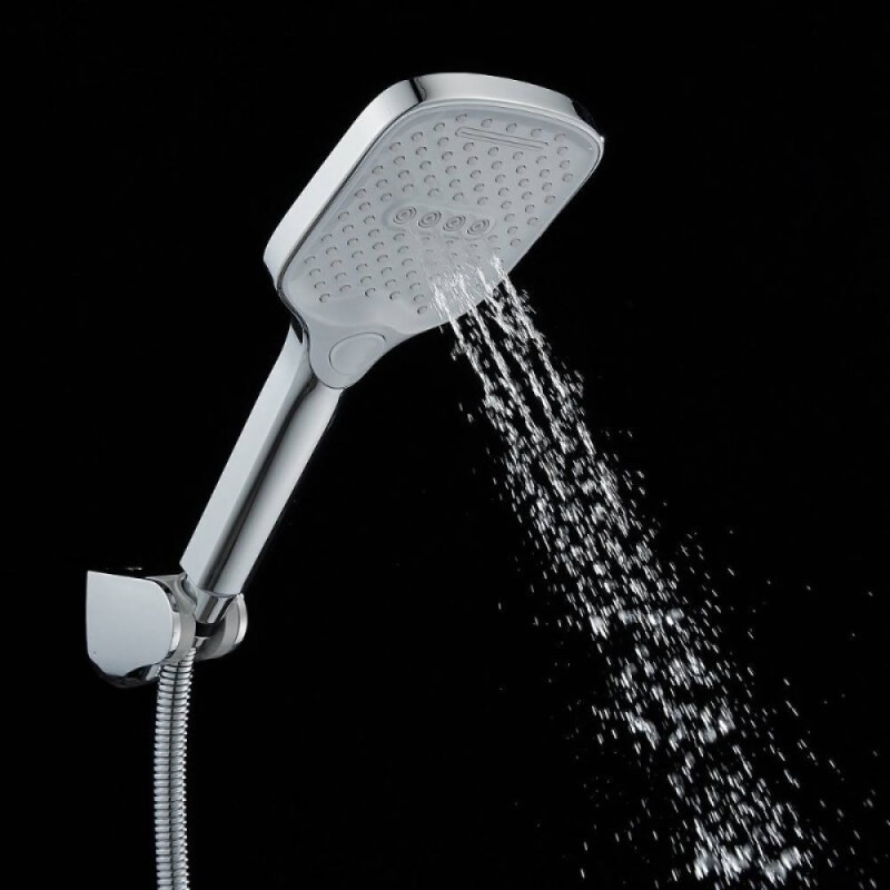 Смеситель для ванны и душа Shevanik S4112, на борт ванны, цвет хром