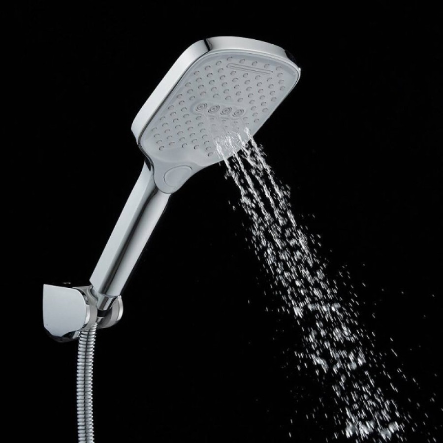 Смеситель для ванны и душа Shevanik S4112, на борт ванны, цвет хром