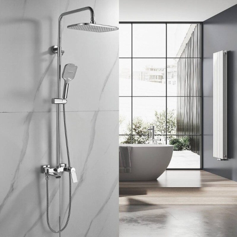 Душевая система Shevanik S4136, цвет хром