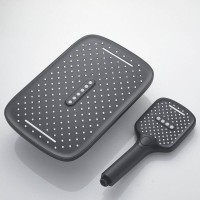 Душевая система Shevanik S4136H, цвет черный матовый