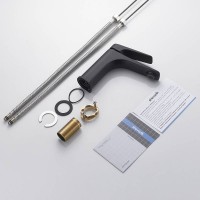 Смеситель для раковины Shevanik S4201H, цвет черный матовый