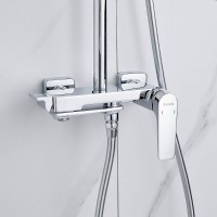 Душевая система Shevanik S4226, цвет хром