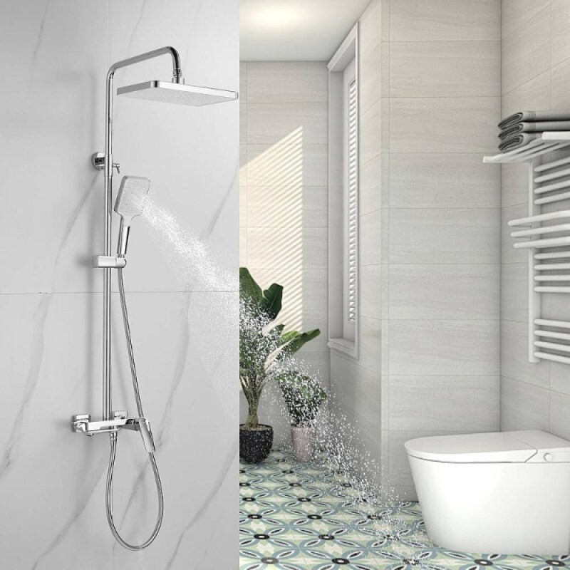 Душевая система Shevanik S4226, цвет хром