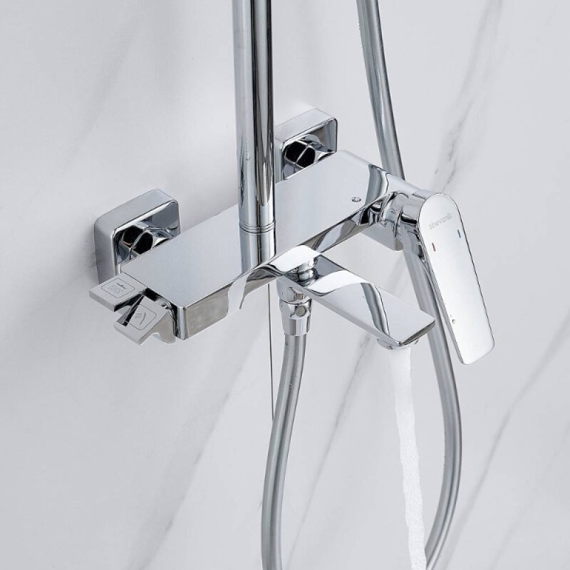 Душевая система Shevanik S4226, цвет хром