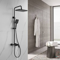 Душевая система Shevanik S4226H, цвет черный матовый