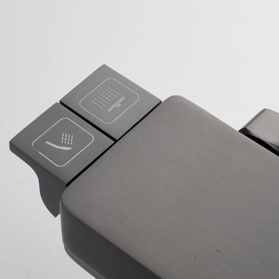 Душевая система Shevanik S4226T, цвет вороненая сталь, gunmetal