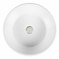 BOND S53-390 Раковина накладная круглая 39*39*15см белая