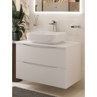 BOND S54-500 Раковина накладная прямоугольная 50*39*13см белая