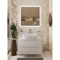 BOND S54-500 Раковина накладная прямоугольная 50*39*13см белая