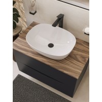 BOND S56-500 Раковина накладная прямоугольная 50*38*14см белая