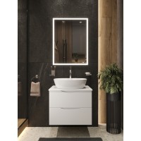 BOND S56-500 Раковина накладная прямоугольная 50*38*14см белая