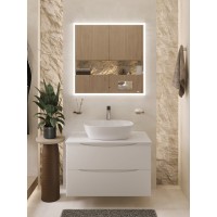 BOND S56-500 Раковина накладная прямоугольная 50*38*14см белая