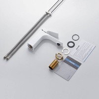 Смеситель для раковины Shevanik S6101C, цвет белый