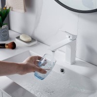 Смеситель для раковины Shevanik S6101C, цвет белый