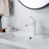 Смеситель для раковины Shevanik S6101C, цвет белый