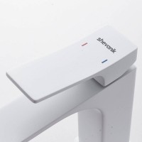 Смеситель для раковины Shevanik S6101C, цвет белый