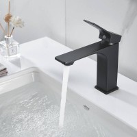 Смеситель для раковины Shevanik S6101H, цвет черный матовый