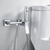 Гигиенический душ Shevanik S6105-1, со смесителем, цвет хром