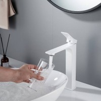 Смеситель для раковины Shevanik S6111C, цвет белый