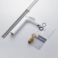 Смеситель для раковины Shevanik S6111C, цвет белый