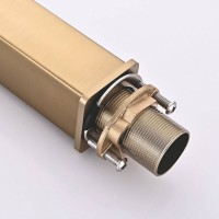 Смеситель для раковины Shevanik S6111G, цвет золотой сатин