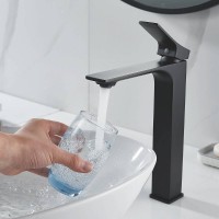 Смеситель для раковины Shevanik S6111H, цвет черный матовый