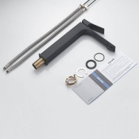 Смеситель для раковины Shevanik S6111H, цвет черный матовый
