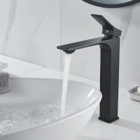 Смеситель для раковины Shevanik S6111H, цвет черный матовый