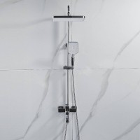 Душевая система Shevanik S6136, цвет хром