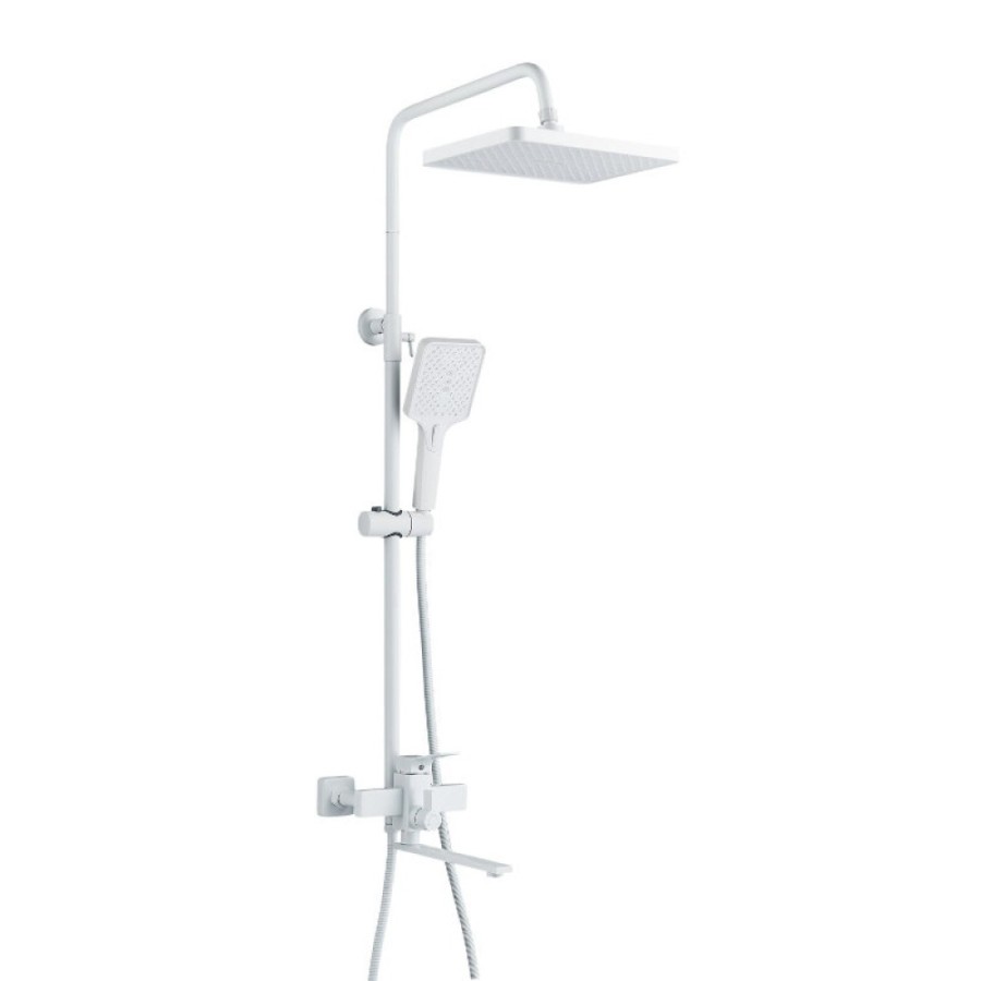 Душевая система Shevanik S6136C, цвет белый