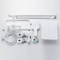 Душевая система Shevanik S6136C, цвет белый