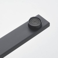 Душевая система Shevanik S6136H, цвет черный матовый