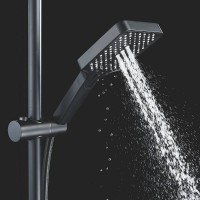 Душевая система Shevanik S6136H, цвет черный матовый