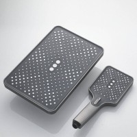 Душевая система Shevanik S6136T, вороненая сталь, gunmetal
