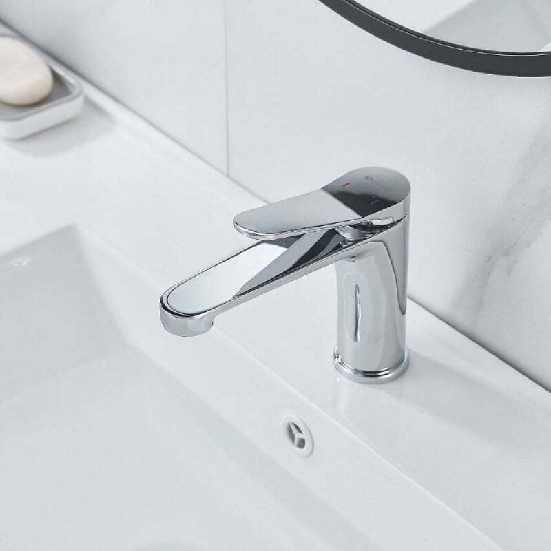 Смеситель для раковины Shevanik S6201, цвет хром