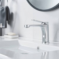 Смеситель для раковины Shevanik S6201, цвет хром