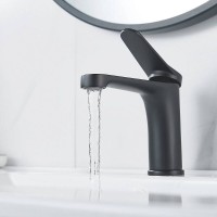 Смеситель для раковины Shevanik S6201H, цвет черный матовый