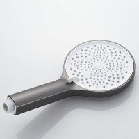 Смеситель для ванны и душа Shevanik S6222T, с душевым гарнитуром, вороненая сталь, gunmetal